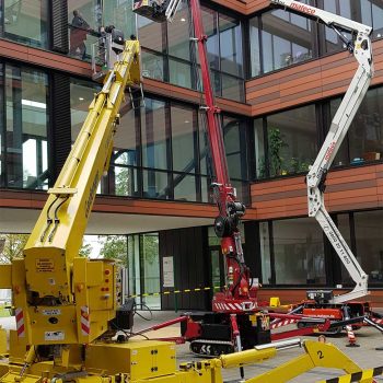 Anlieferung und Montage Fenster
