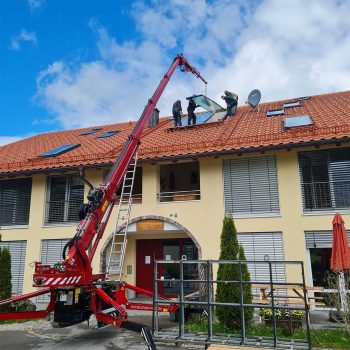 Anlieferung Dachfenster