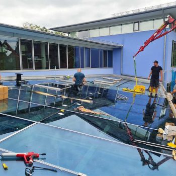 Erneuerung Glasdach
